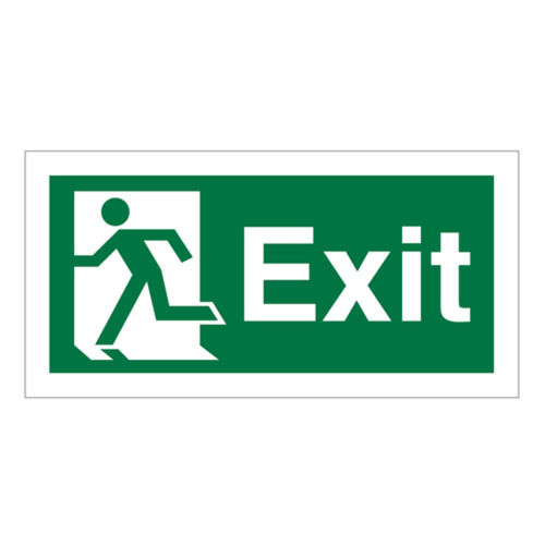 Exit Left Sign (40103V)
